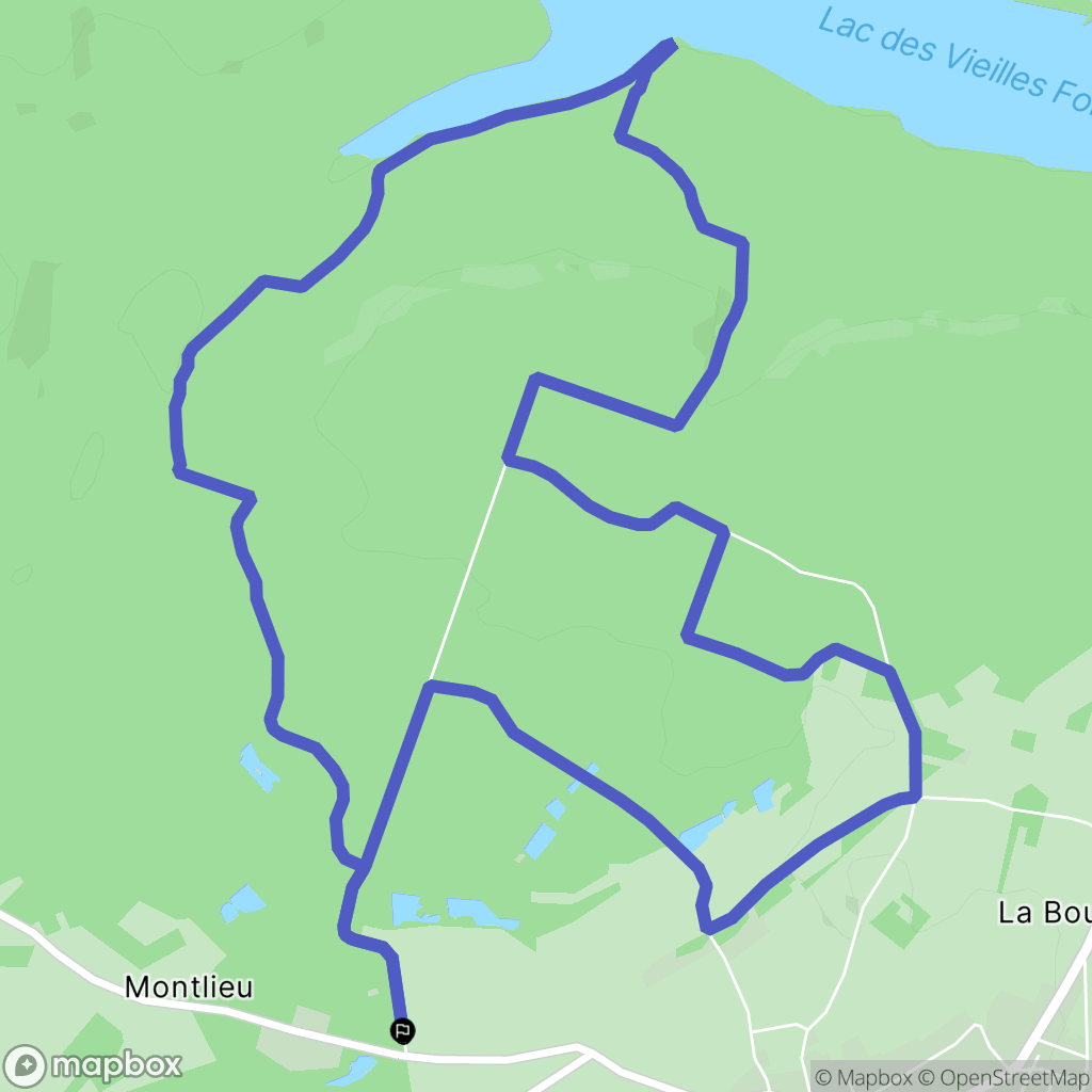 Renwez : carte du parcours de randonnée - France