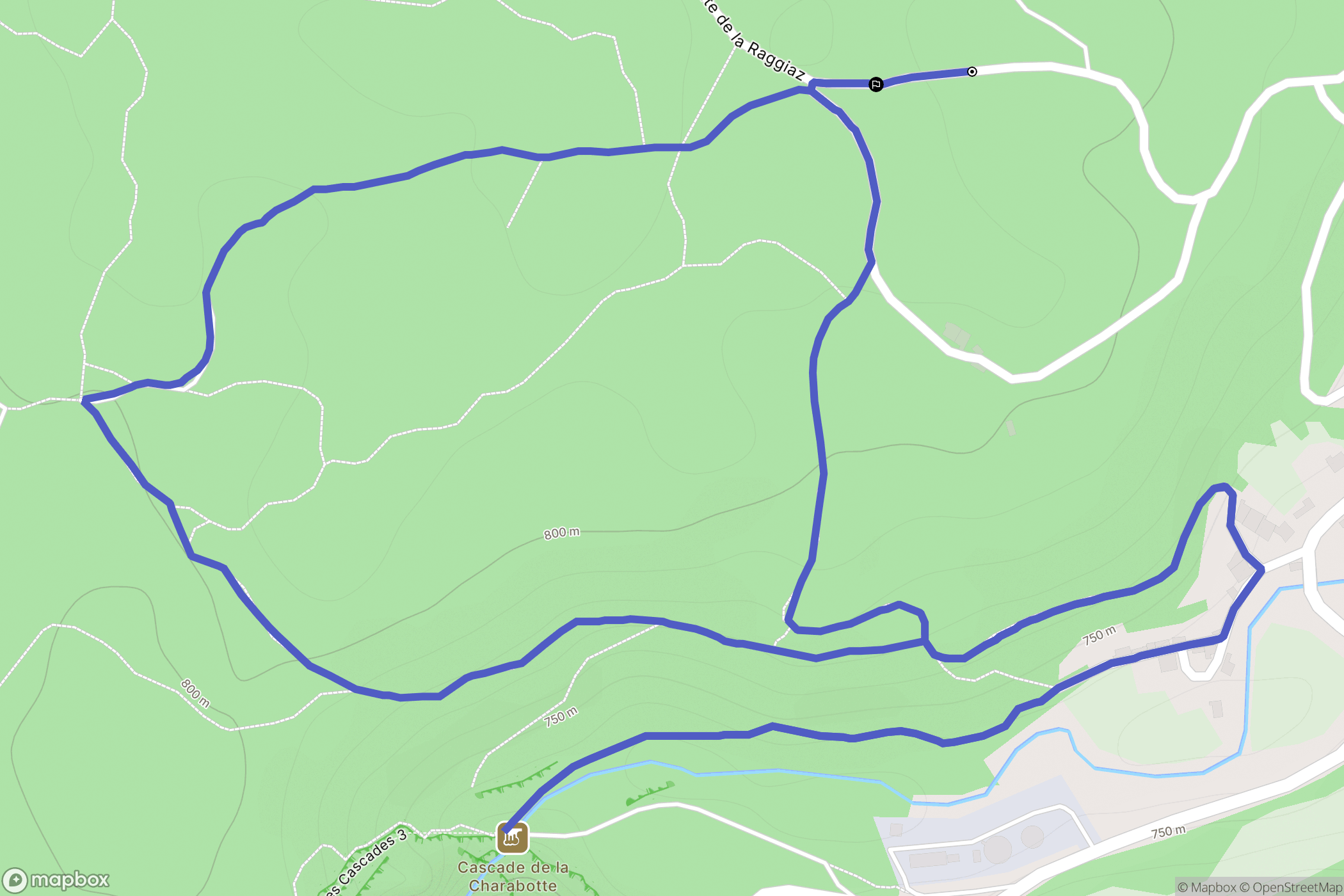 Plateau d'Hauteville: routekaart voor buitenactiviteiten - France