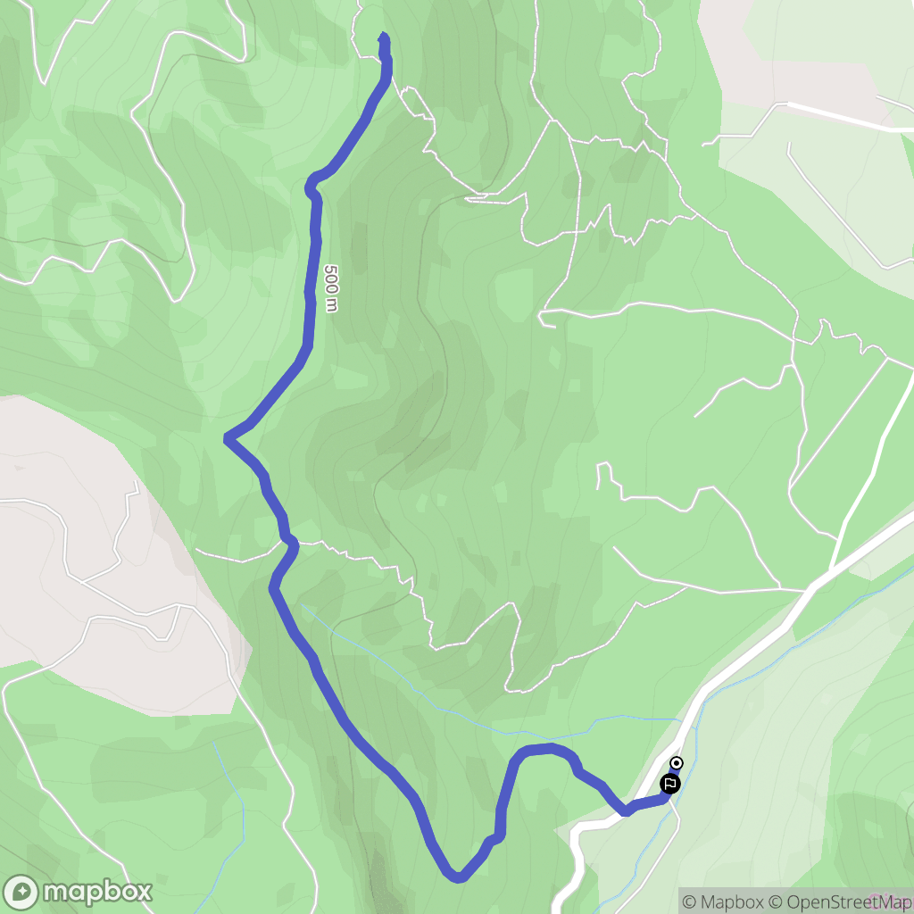 Bagnols-en-Forêt : carte du parcours de randonnée - France