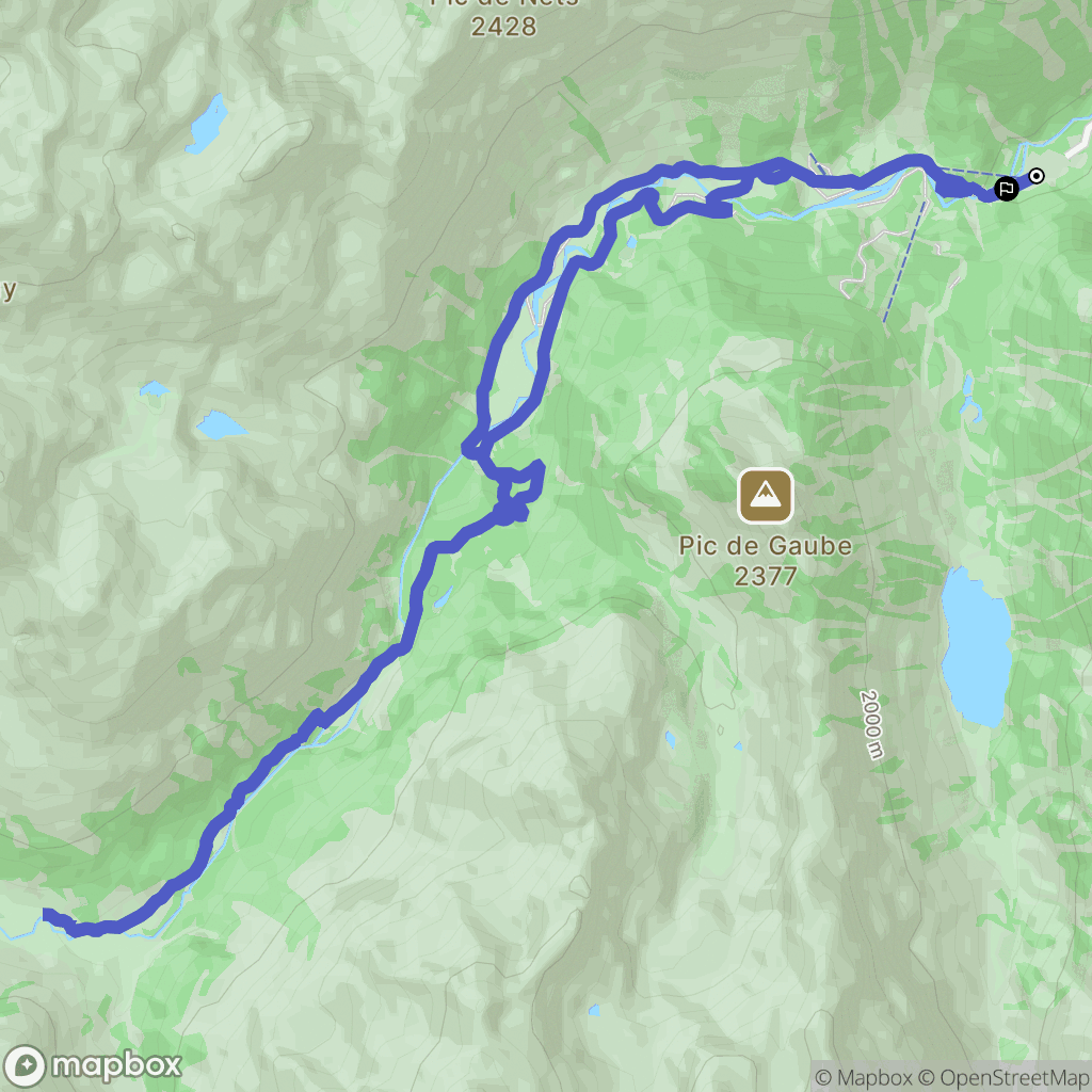 Cauterets: routekaart voor buitenactiviteiten - France