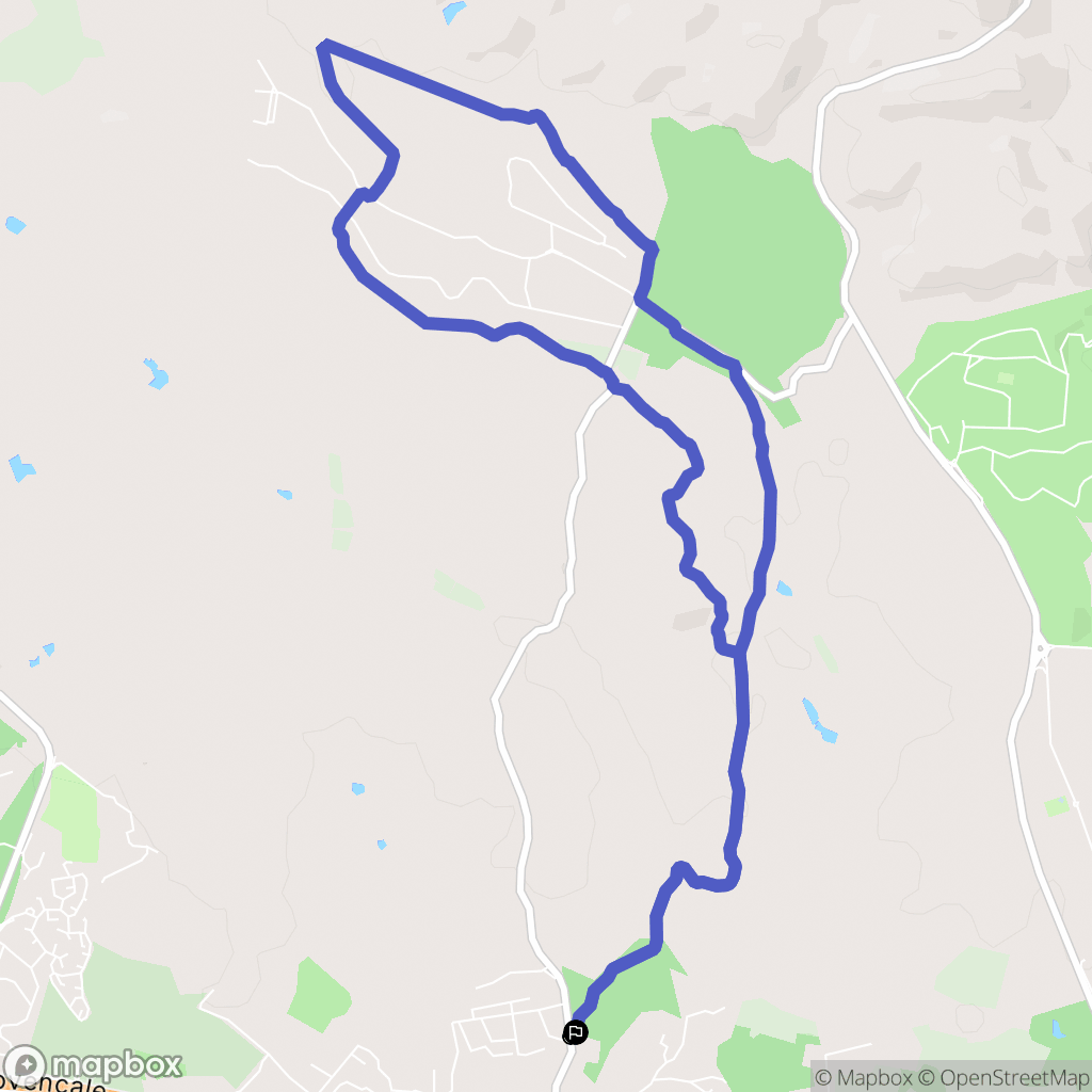 Puget-sur-Argens : carte du parcours de randonnée - France