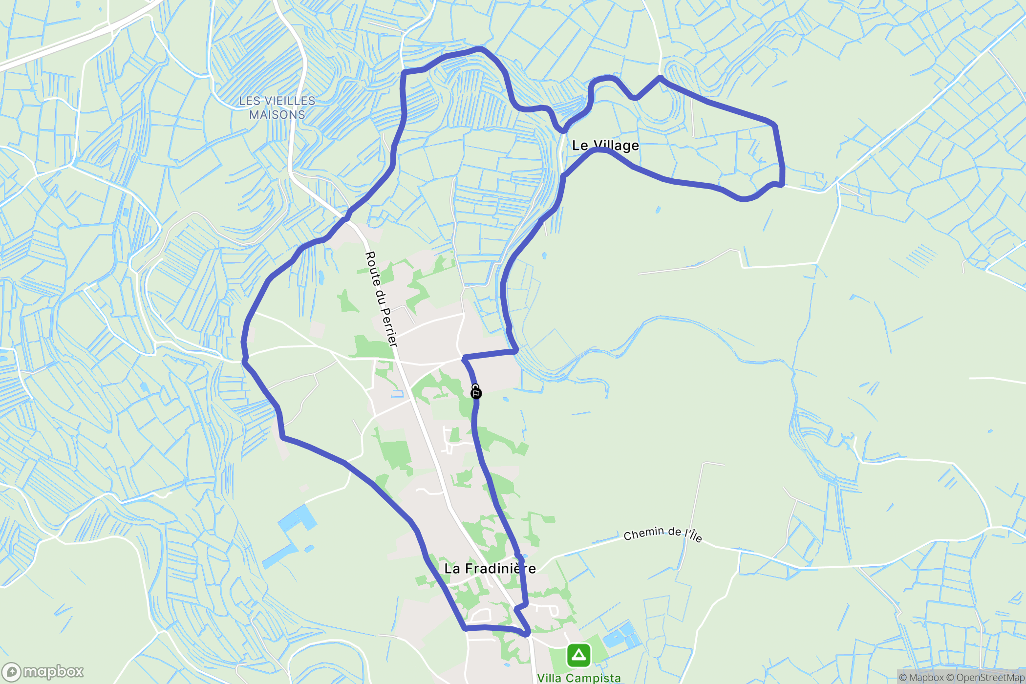 Saint-Hilaire-de-Riez : carte du parcours de randonnée - France