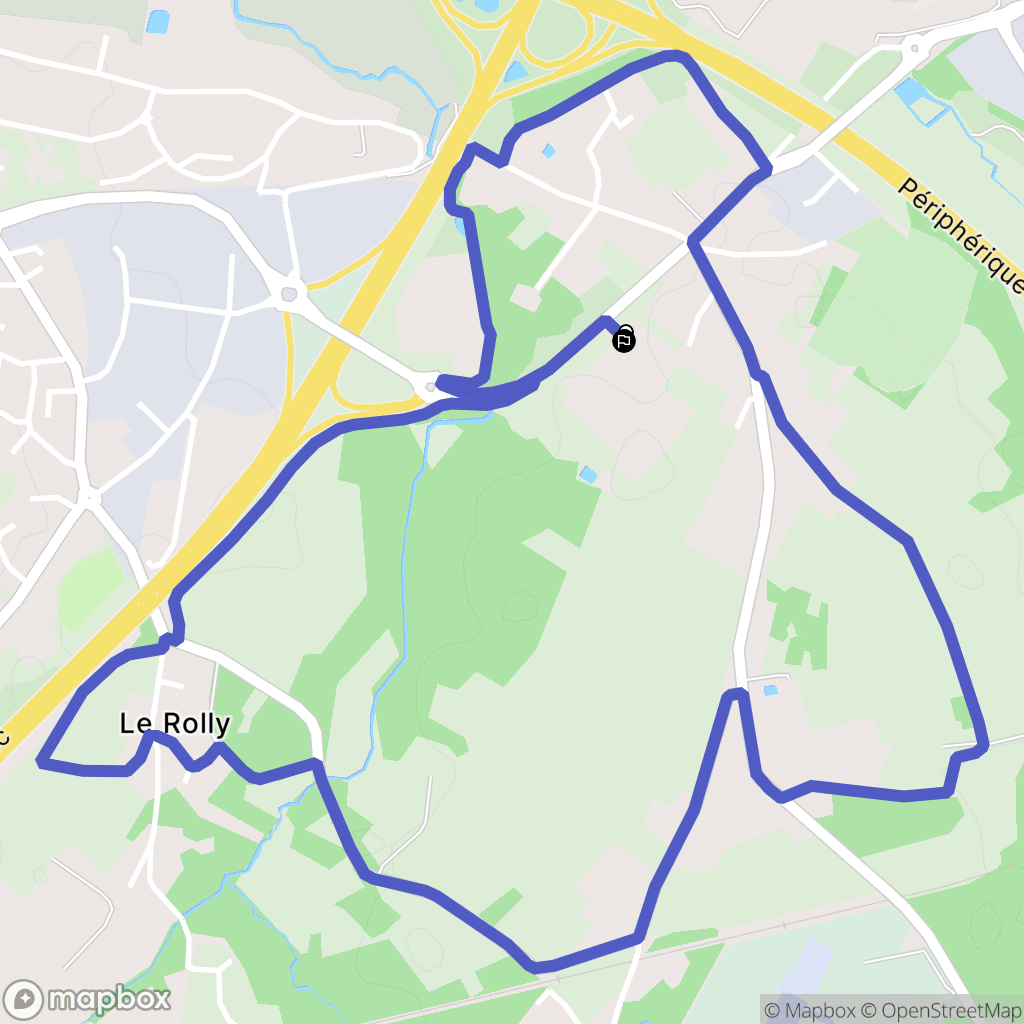 Bouguenais : carte du parcours de randonnée - France