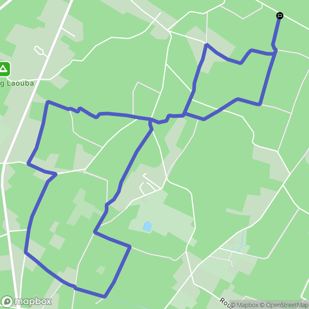 Vendays-Montalivet : carte du parcours de randonnée - France