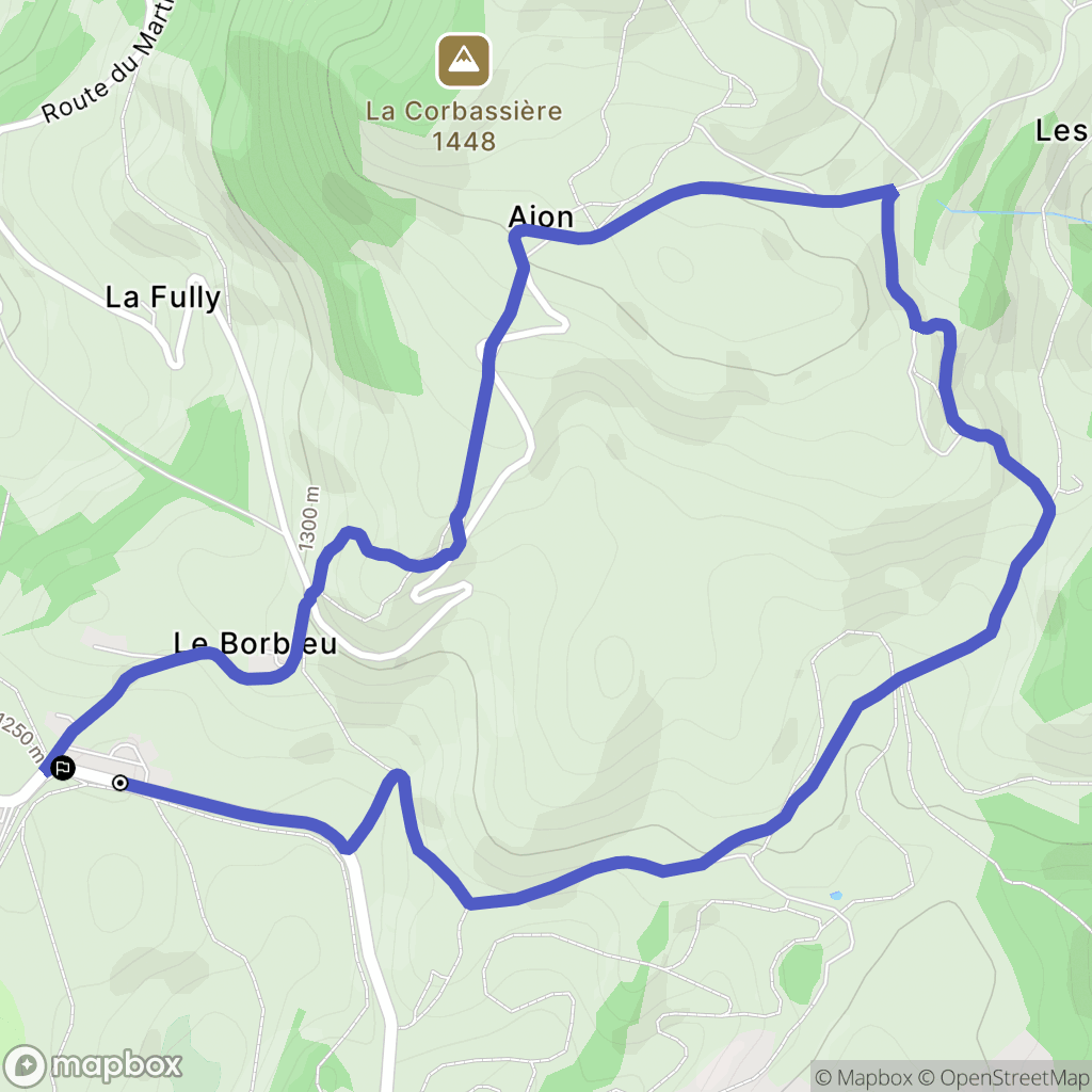 Bogève: routekaart voor buitenactiviteiten - France