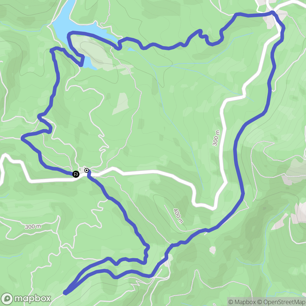 Fréjus : carte du parcours de randonnée - France