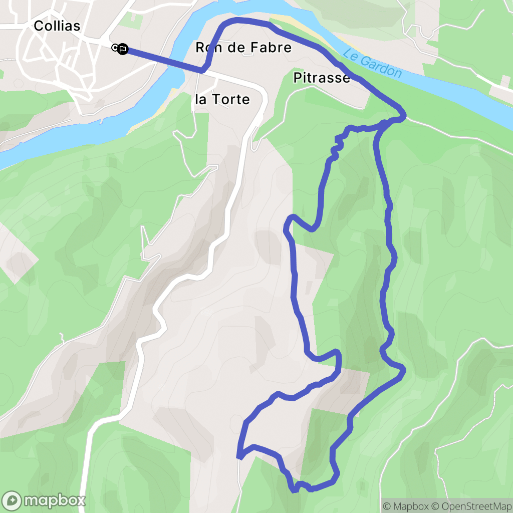 Collias: routekaart voor buitenactiviteiten - France