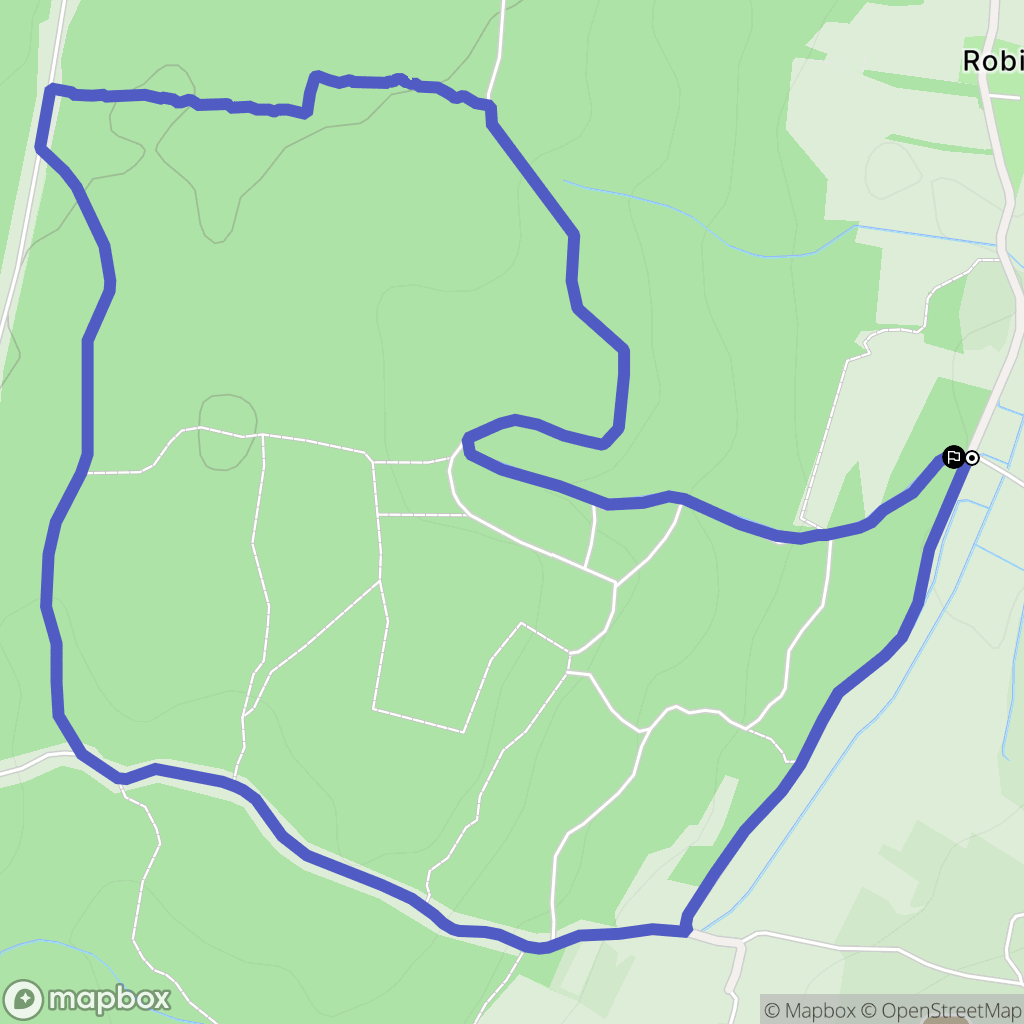 Saint-Mamert-du-Gard : carte du parcours de randonnée - France