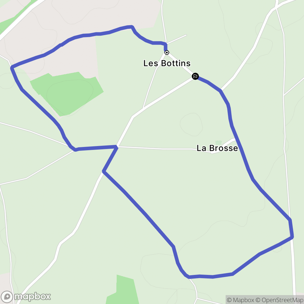 Bannay : carte du parcours de randonnée - France