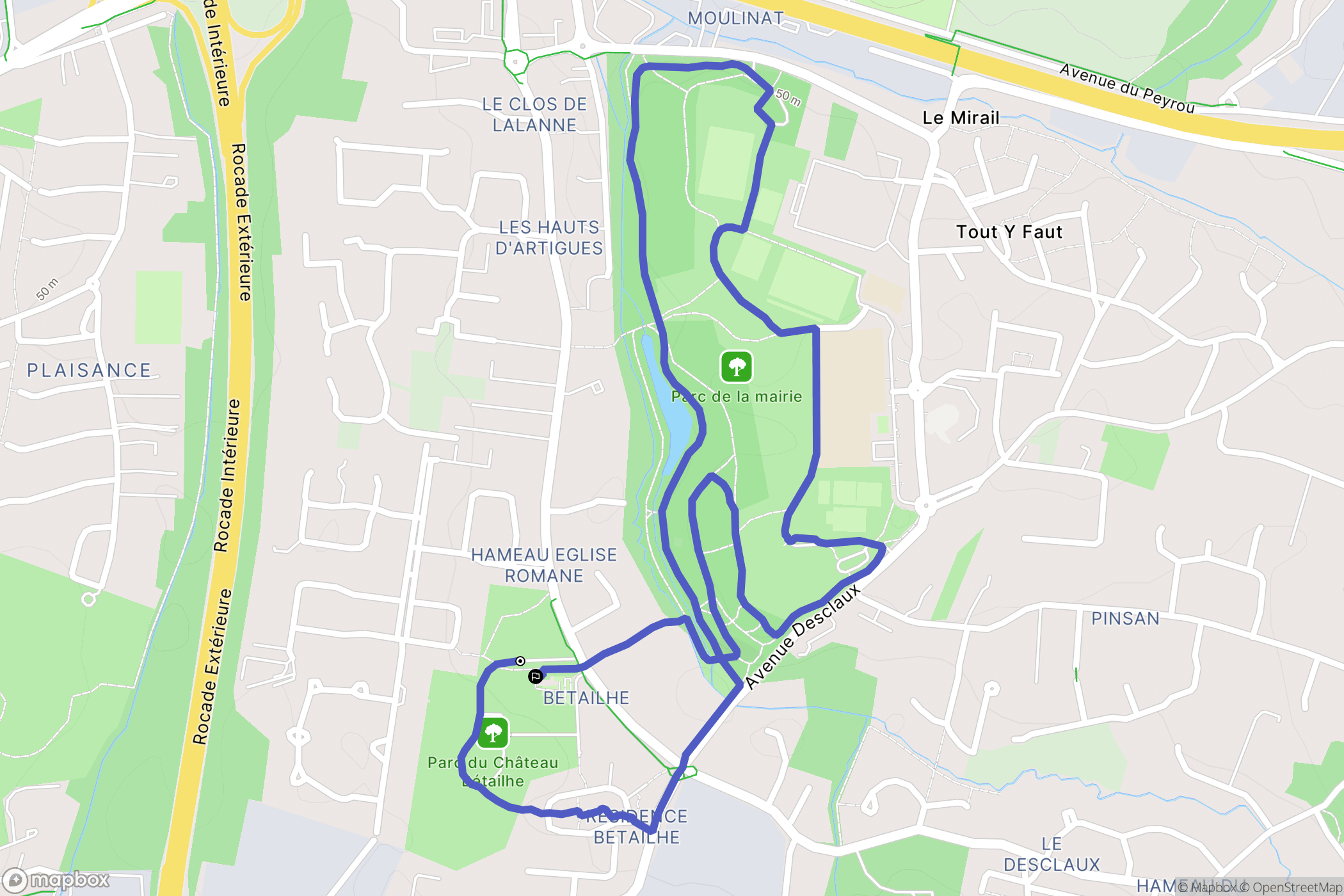 Artigues-près-Bordeaux: routekaart voor buitenactiviteiten - France