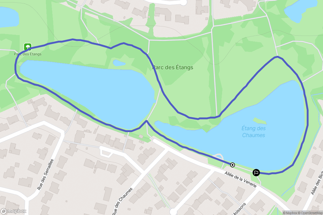 Mouilleron-le-Captif : carte du parcours de randonnée - France