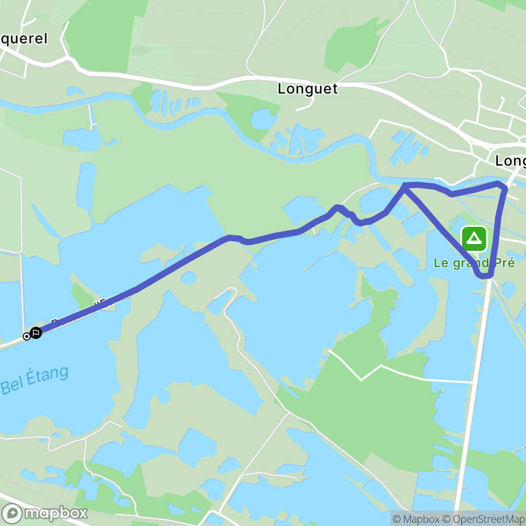 Fontaine-sur-Somme : carte du parcours de randonnée - France