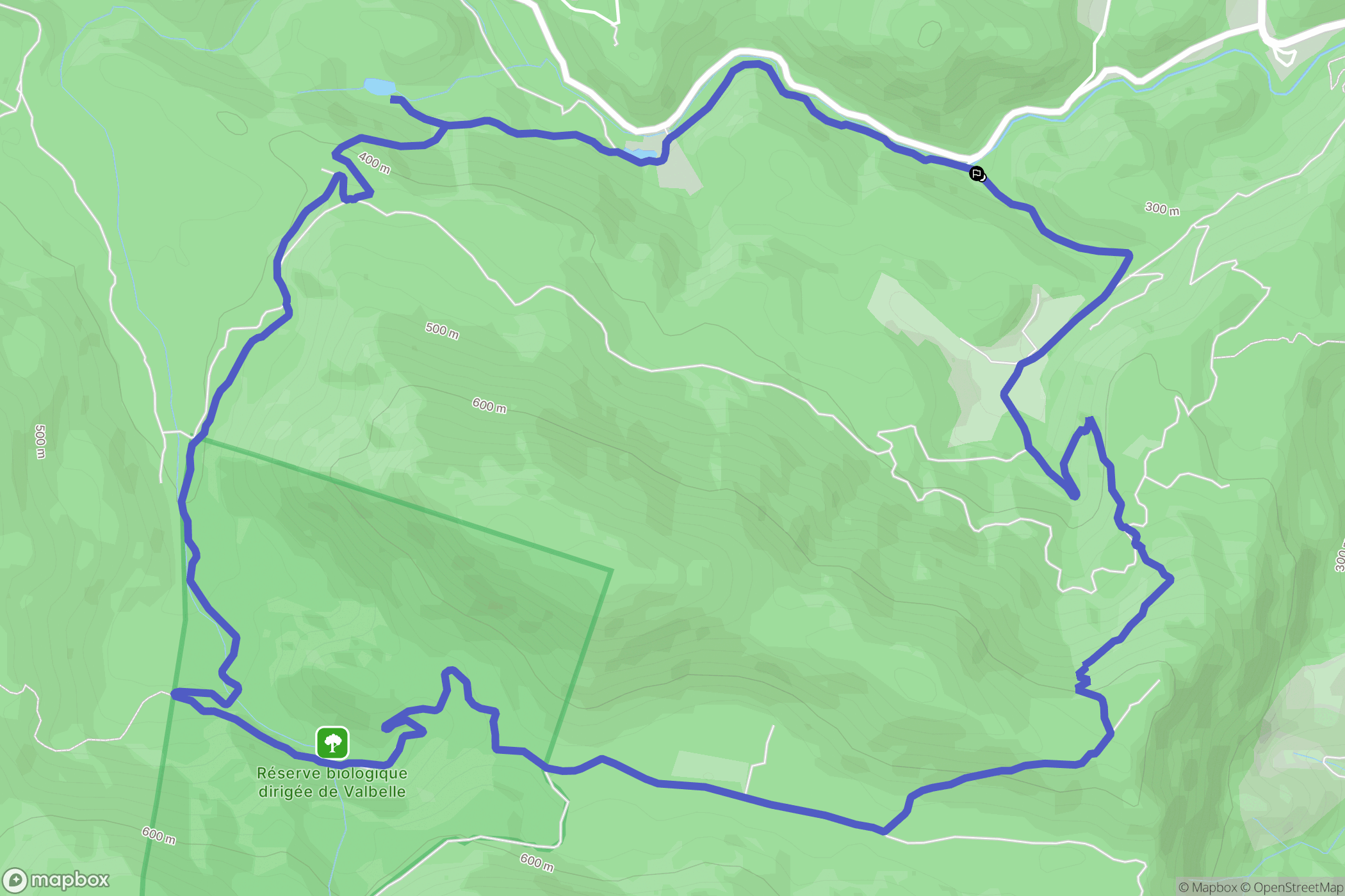 Méounes-lès-Montrieux : carte du parcours de randonnée - France