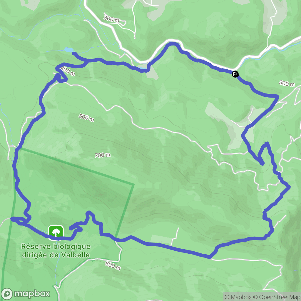 Méounes-lès-Montrieux : carte du parcours de randonnée - France