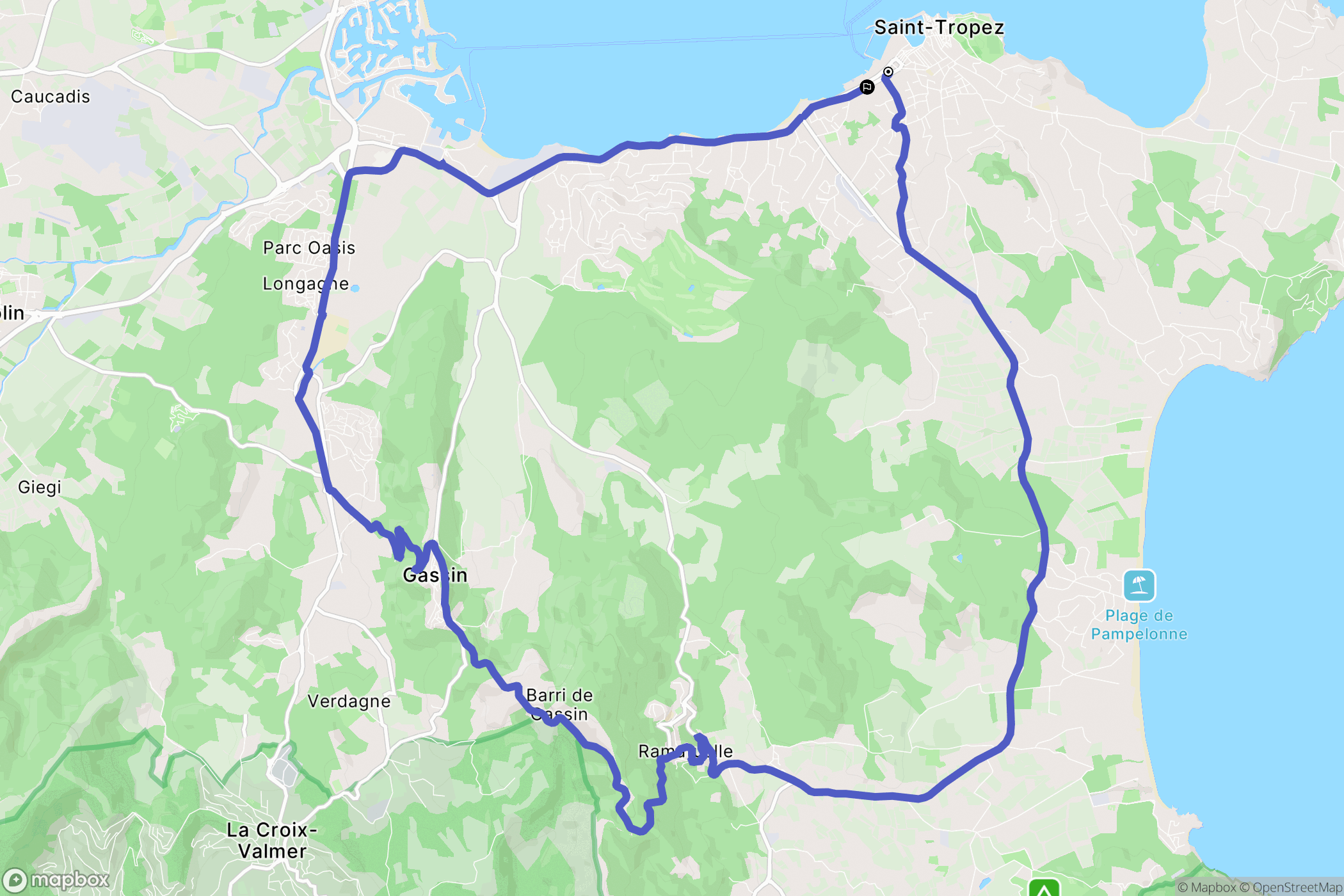 Saint-Tropez: routekaart voor buitenactiviteiten - France
