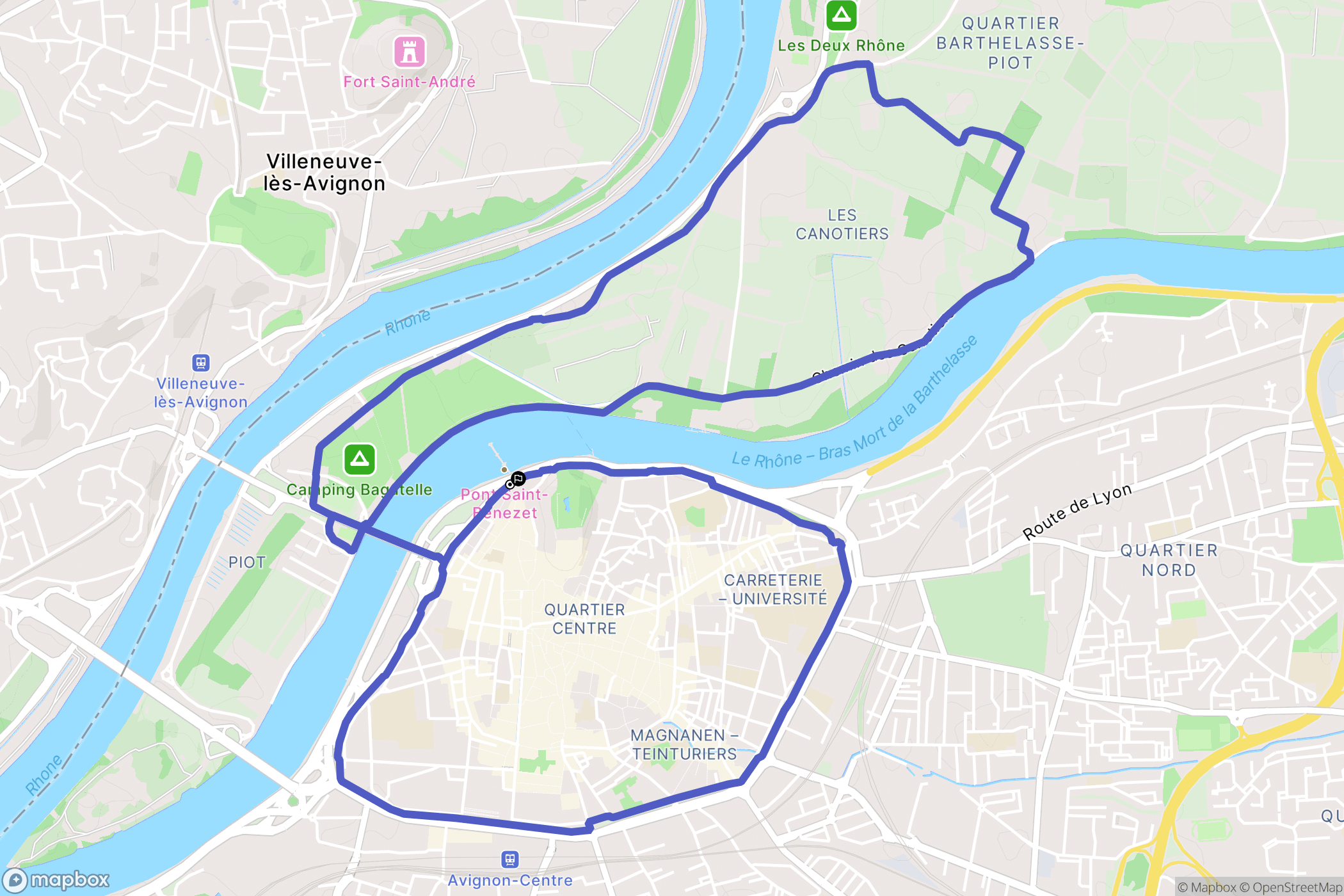 Avignon: routekaart voor buitenactiviteiten - France