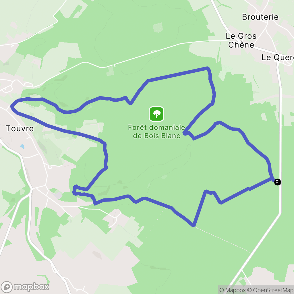Garat : carte du parcours de randonnée - France