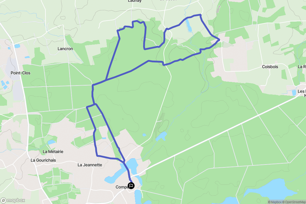 Concoret: routekaart voor buitenactiviteiten - France