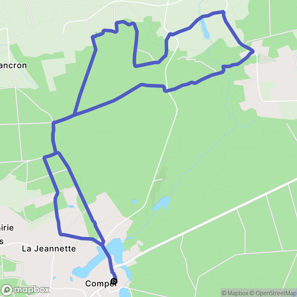 Concoret: routekaart voor buitenactiviteiten - France
