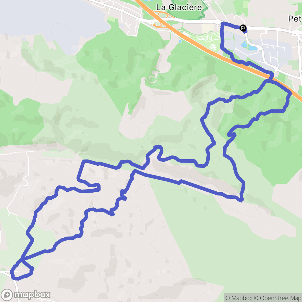 Châteauneuf-les-Martigues : carte du parcours de randonnée - France