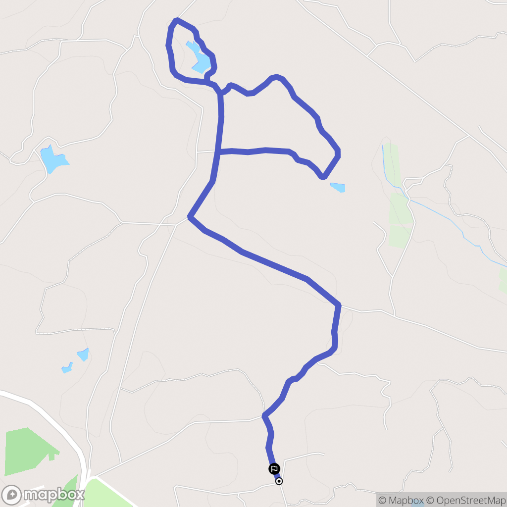 Puget-sur-Argens : carte du parcours de randonnée - France