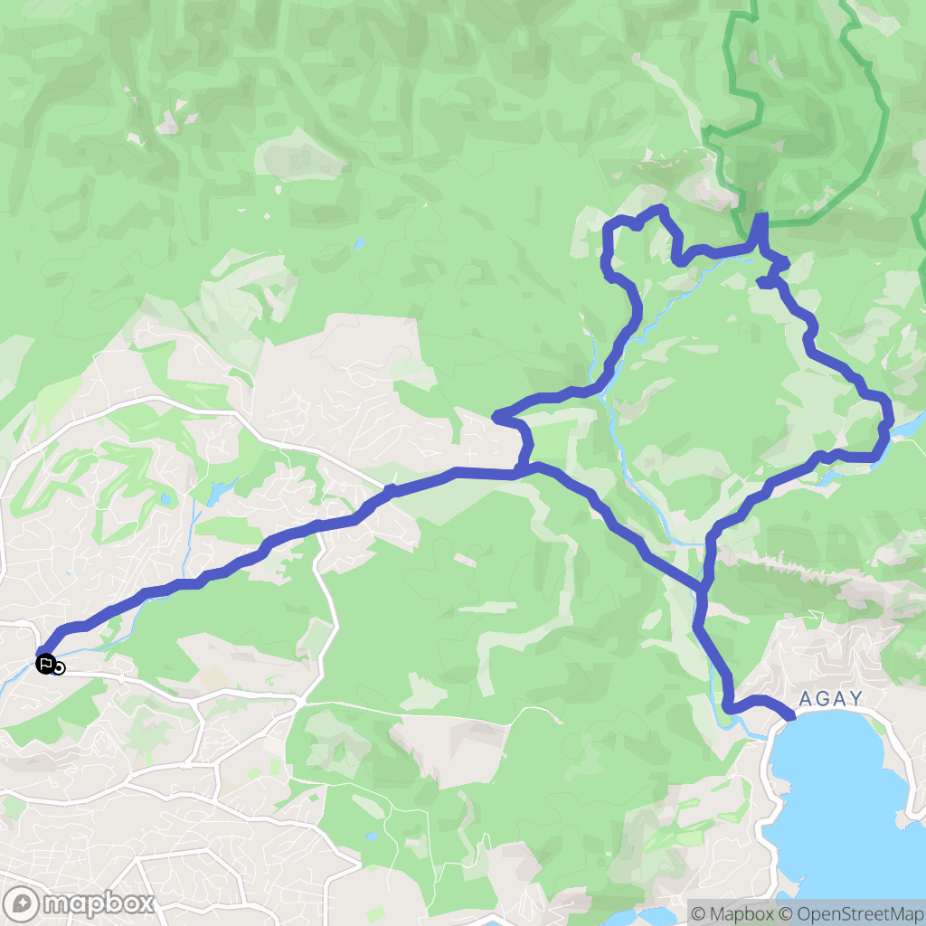 Saint-Raphaël : carte du parcours de randonnée - France