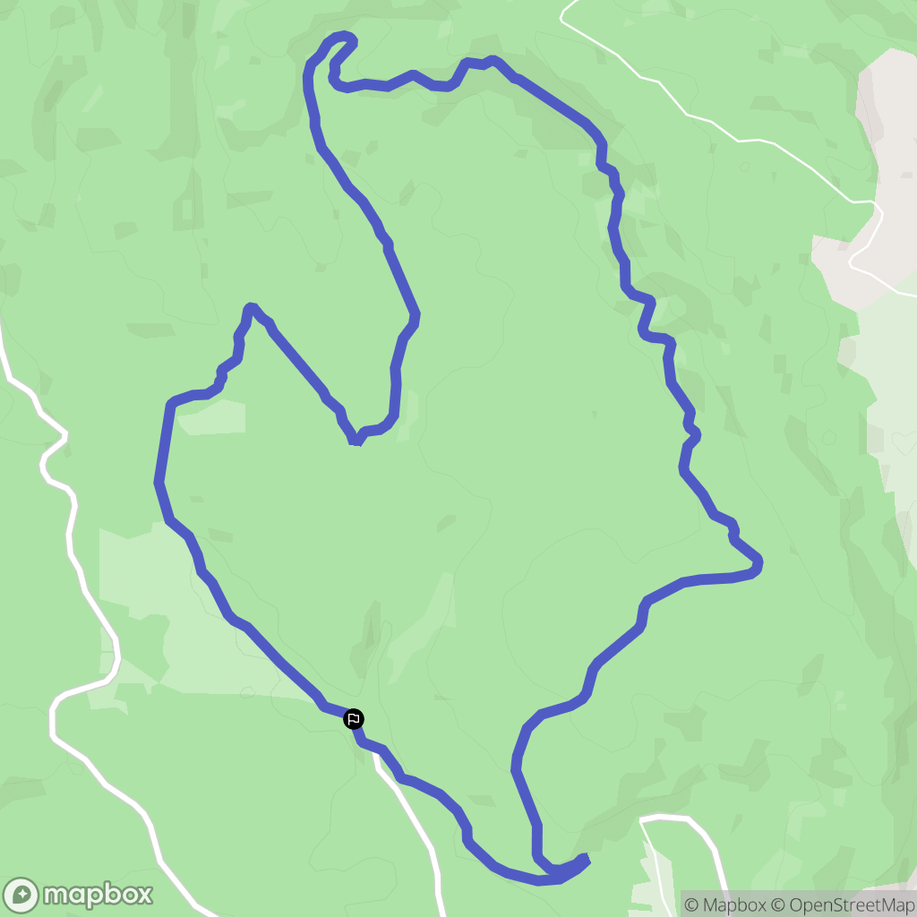 Castelnau-de-Montmiral : carte du parcours de randonnée - France