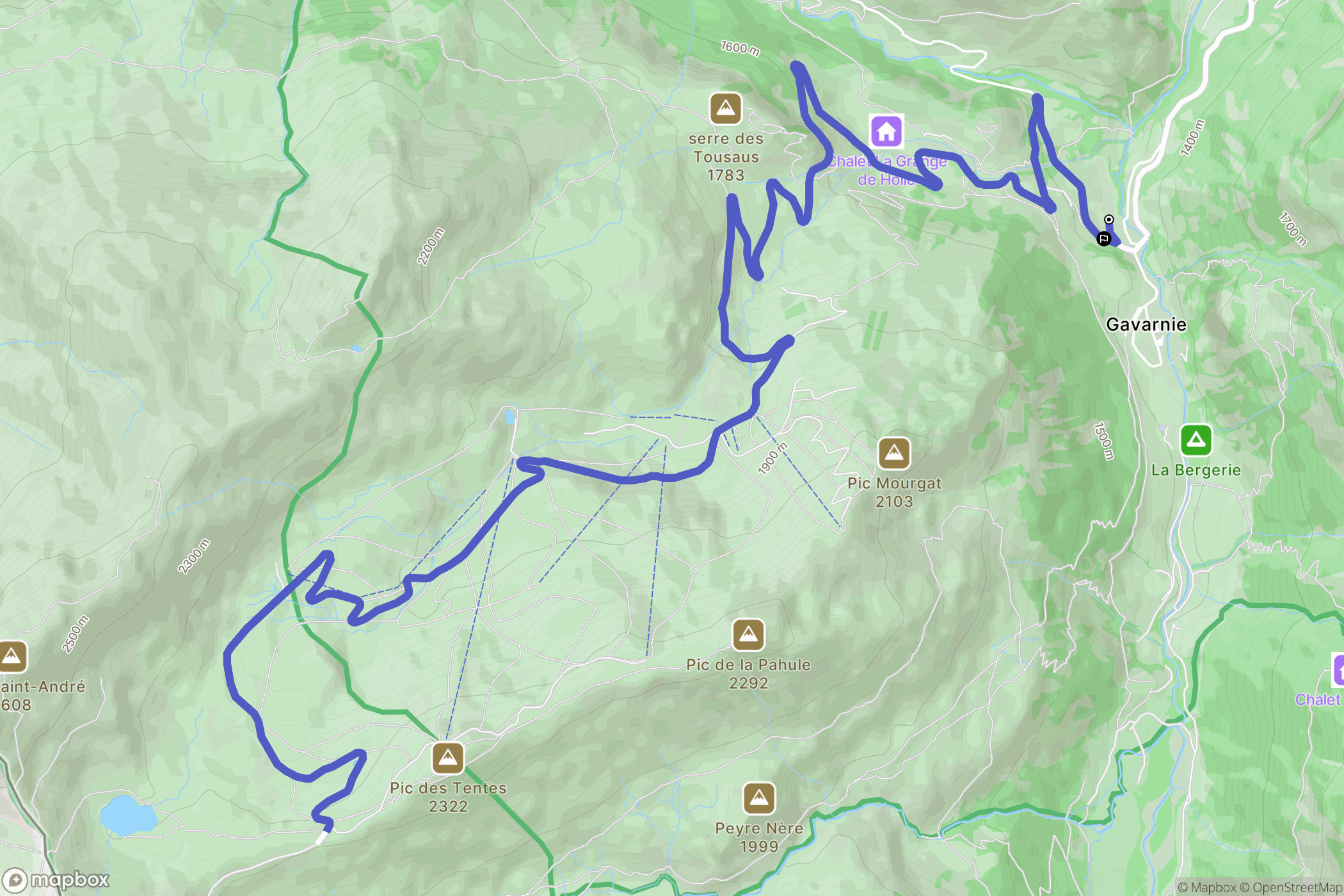 Gavarnie-Gèdre: routekaart voor buitenactiviteiten - France