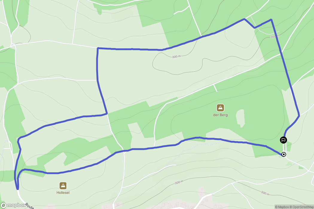 Rosenwiller : carte du parcours de randonnée - France