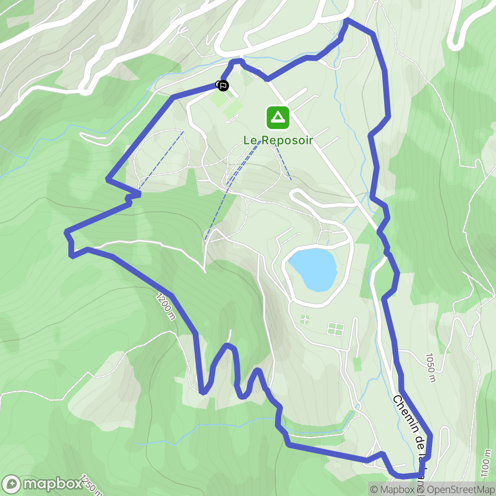 Le Reposoir: routekaart voor buitenactiviteiten - France