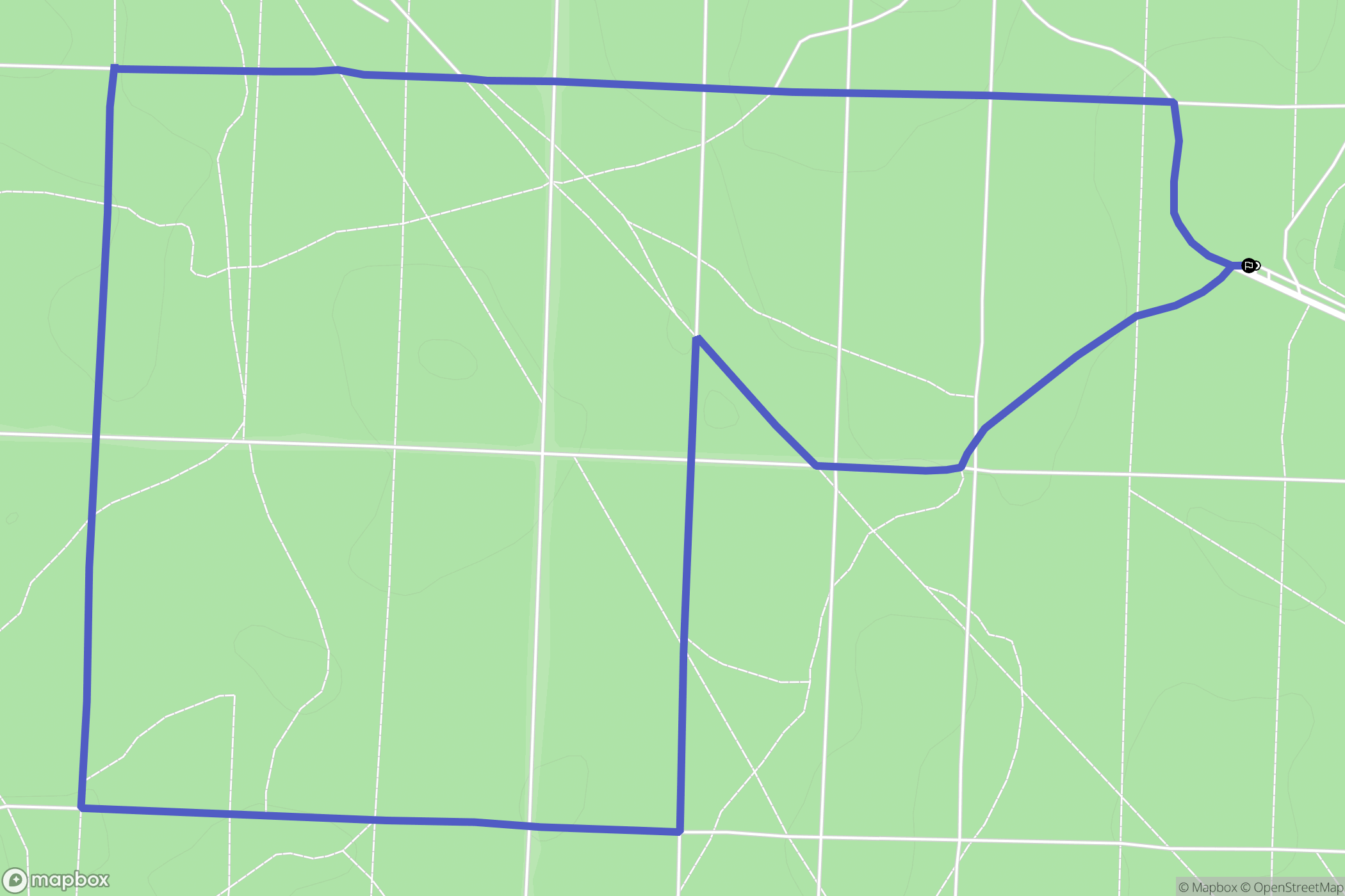 La Tremblade : carte du parcours de randonnée - France