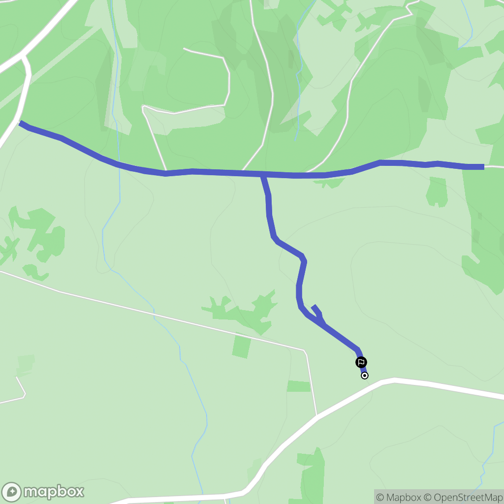 Saint-Genès-Champanelle : carte du parcours de randonnée - France