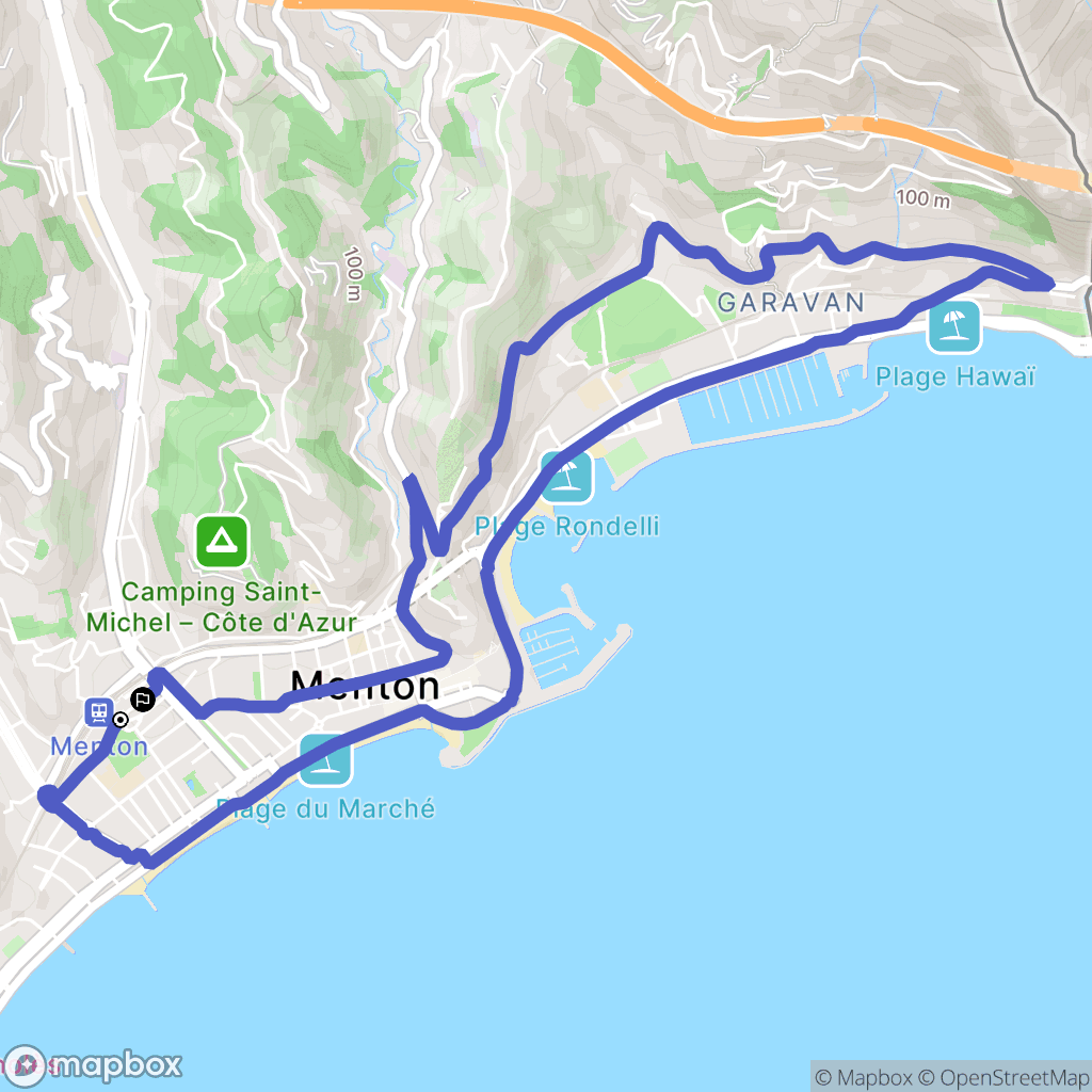 Menton: routekaart voor buitenactiviteiten - France
