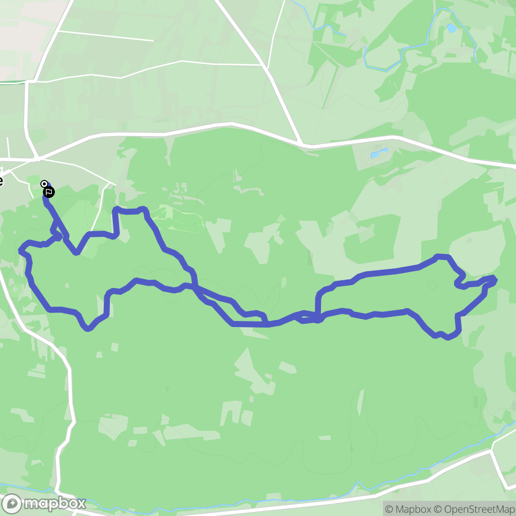 Fontvieille : carte du parcours de randonnée - France