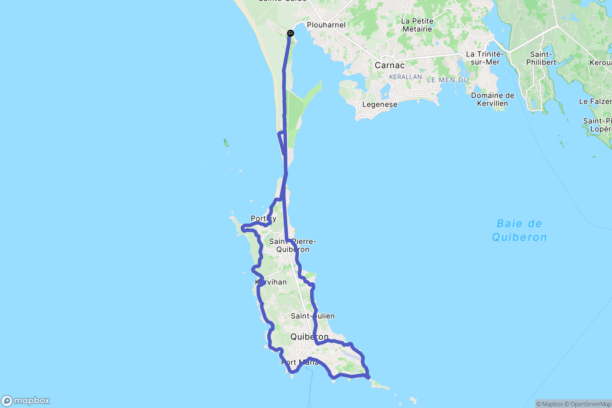 Plouharnel: routekaart voor buitenactiviteiten - France