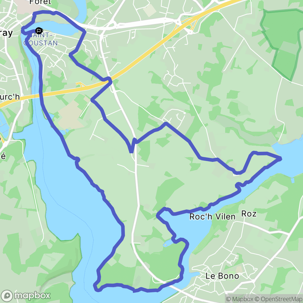 Auray: routekaart voor buitenactiviteiten - France