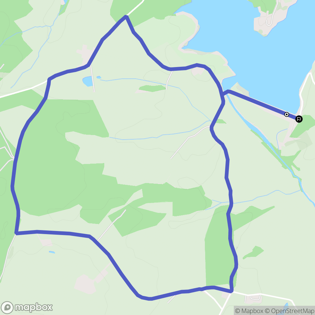 Blanzy : carte du parcours de randonnée - France