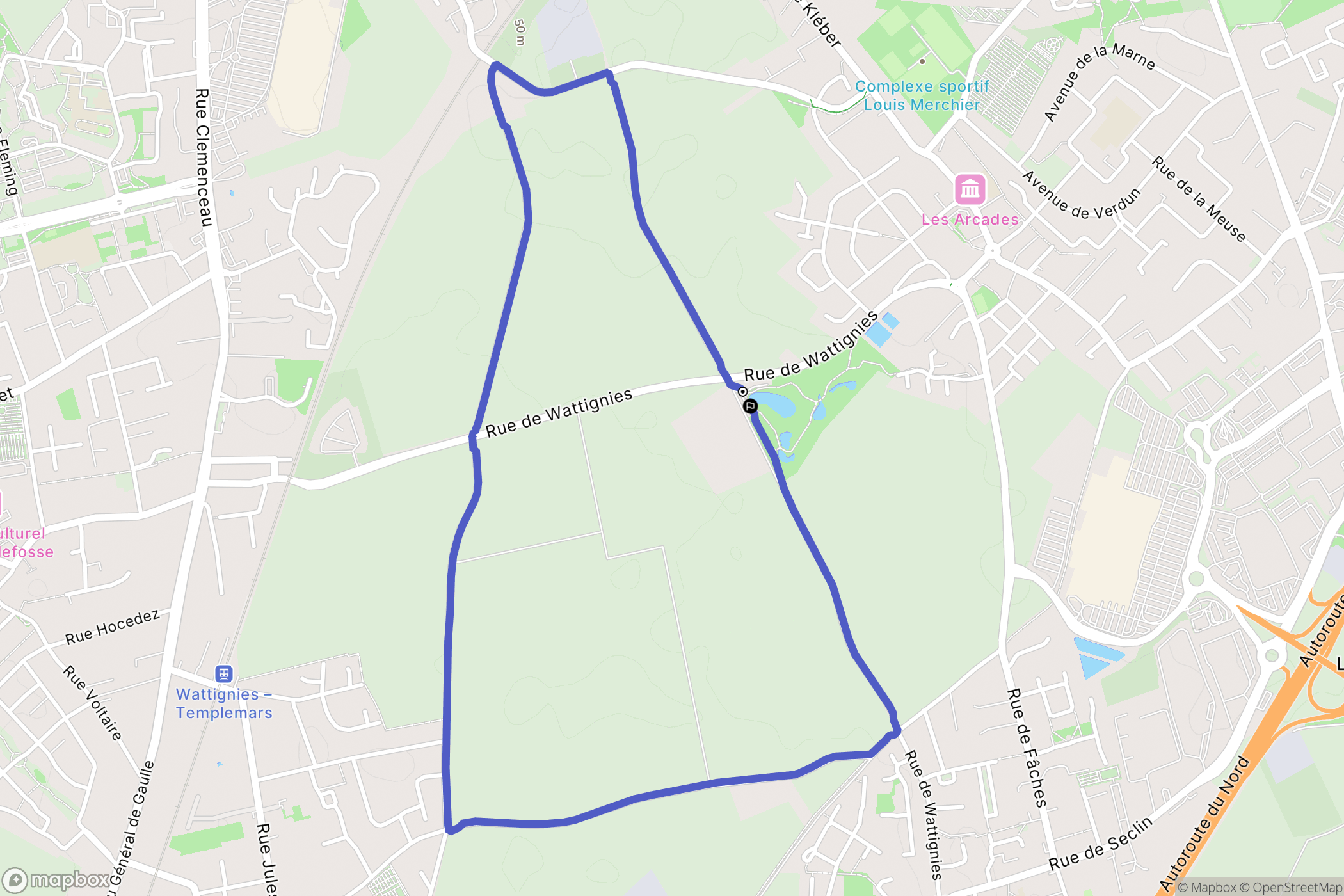 Faches-Thumesnil: routekaart voor buitenactiviteiten - France