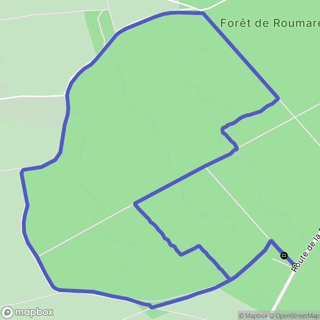 Sahurs : carte du parcours de randonnée - France