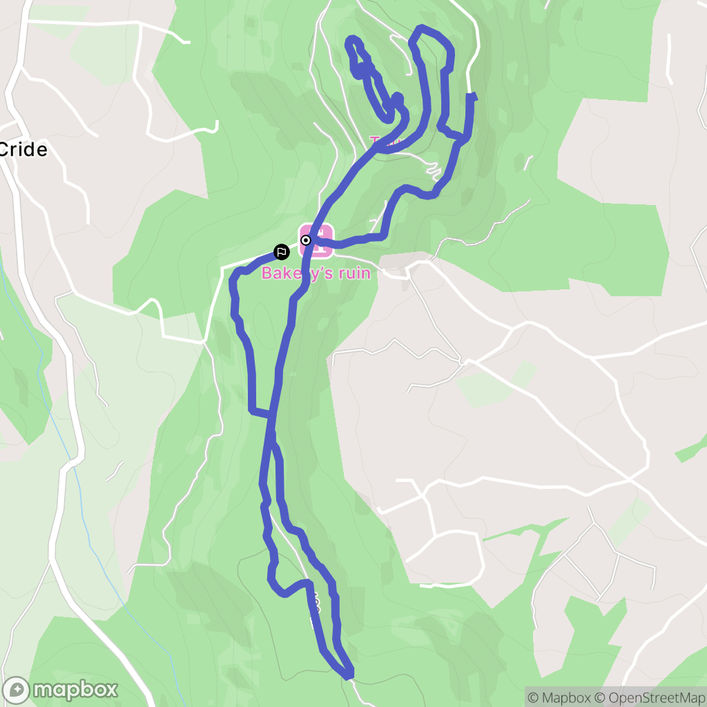 Le Puy-Sainte-Réparade : carte du parcours de randonnée - France