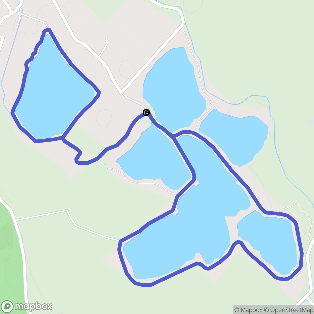 Castetner : carte du parcours de randonnée - France