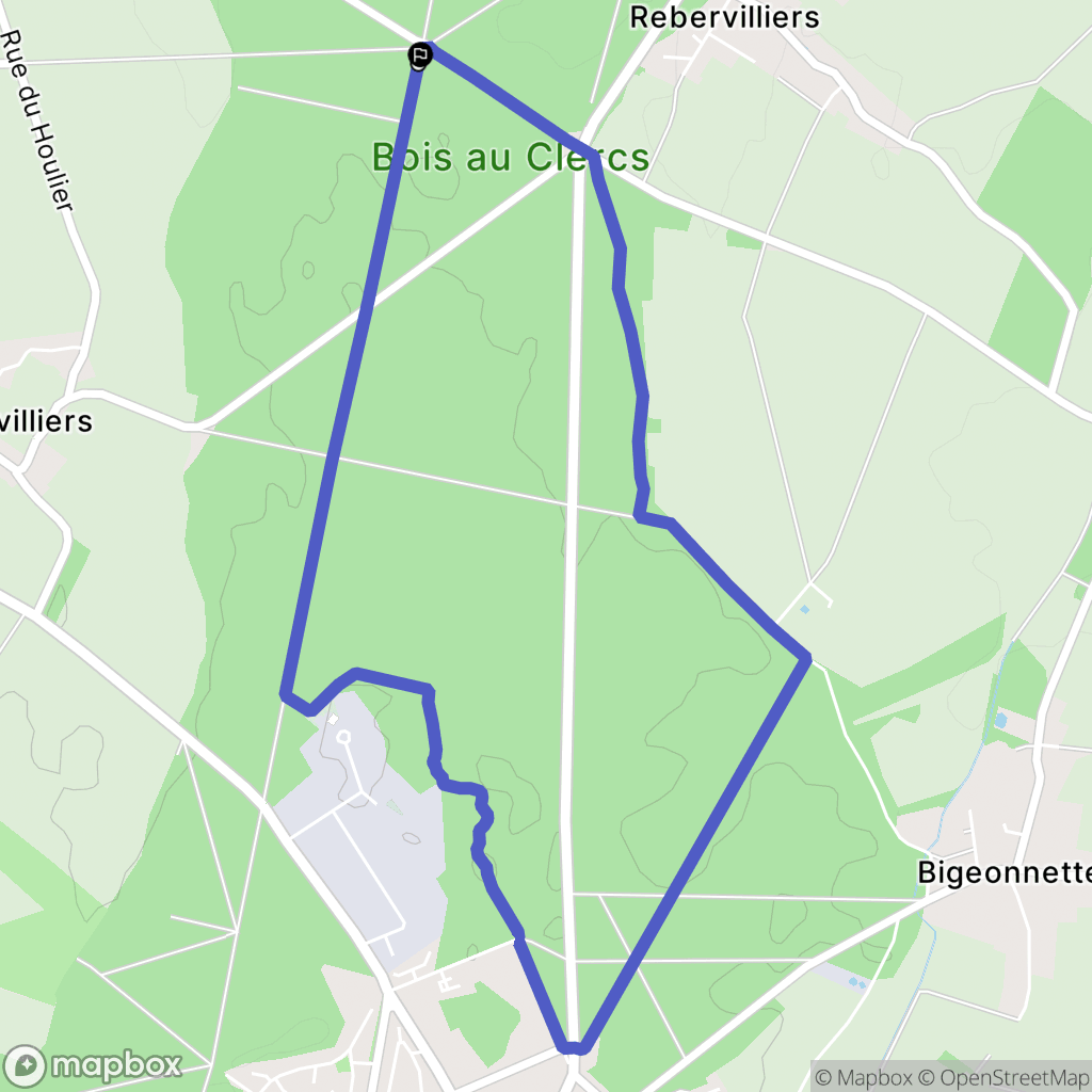 Saint-Maixme-Hauterive : carte du parcours de randonnée - France