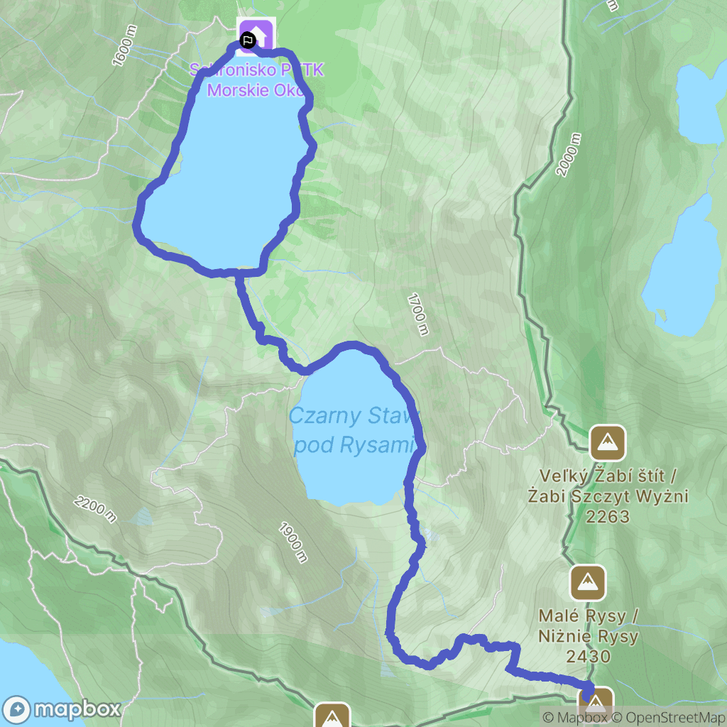 Zakopane: mapa trasy - Poland
