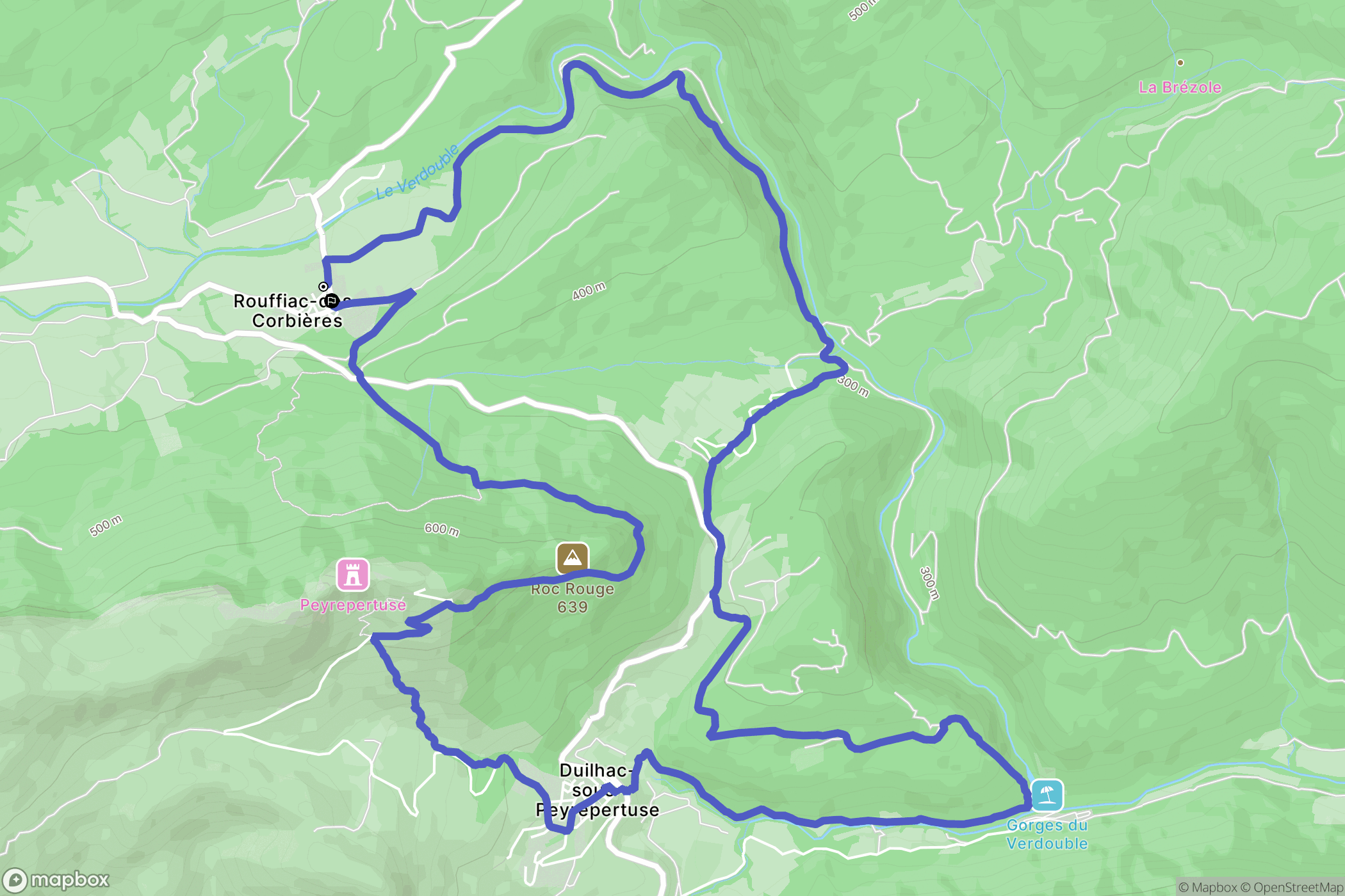 Rouffiac-des-Corbières: routekaart voor buitenactiviteiten - France