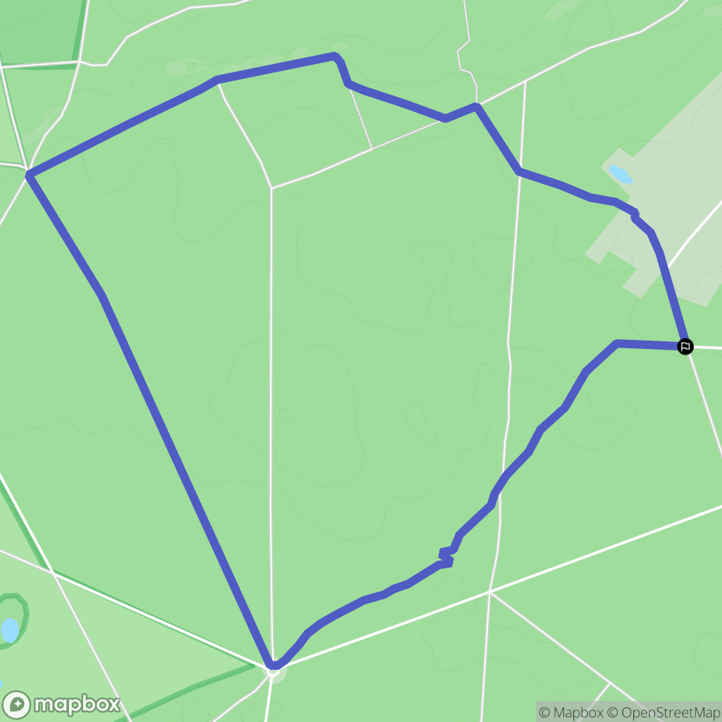 Saint-Léger-en-Yvelines : carte du parcours de randonnée - France