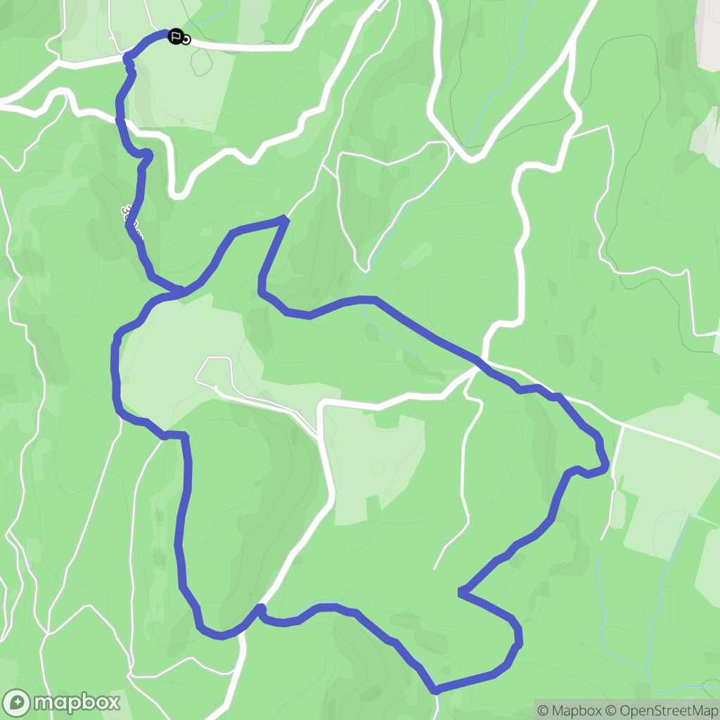 Saint-Paulet-de-Caisson : carte du parcours de randonnée - France
