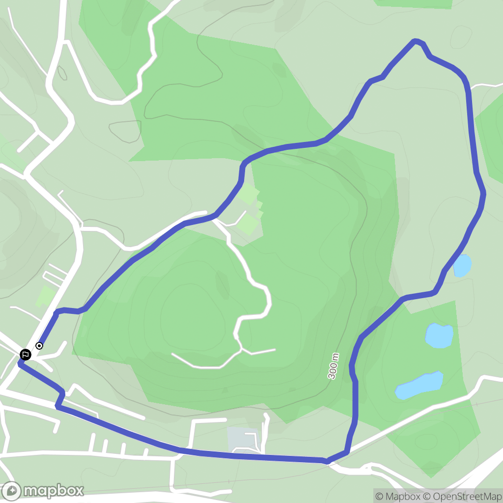 Tourves : carte du parcours de randonnée - France