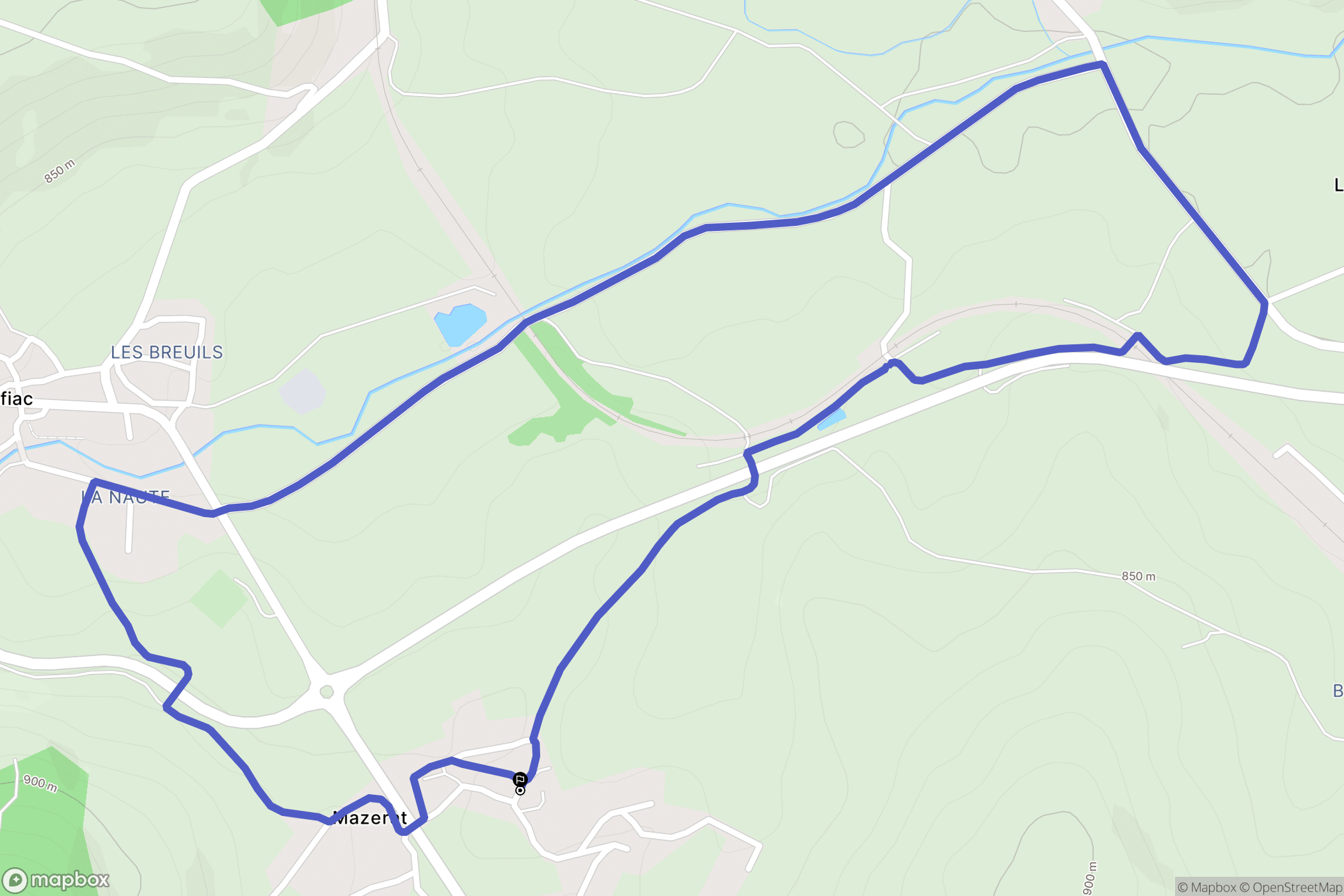 Roffiac: routekaart voor buitenactiviteiten - France
