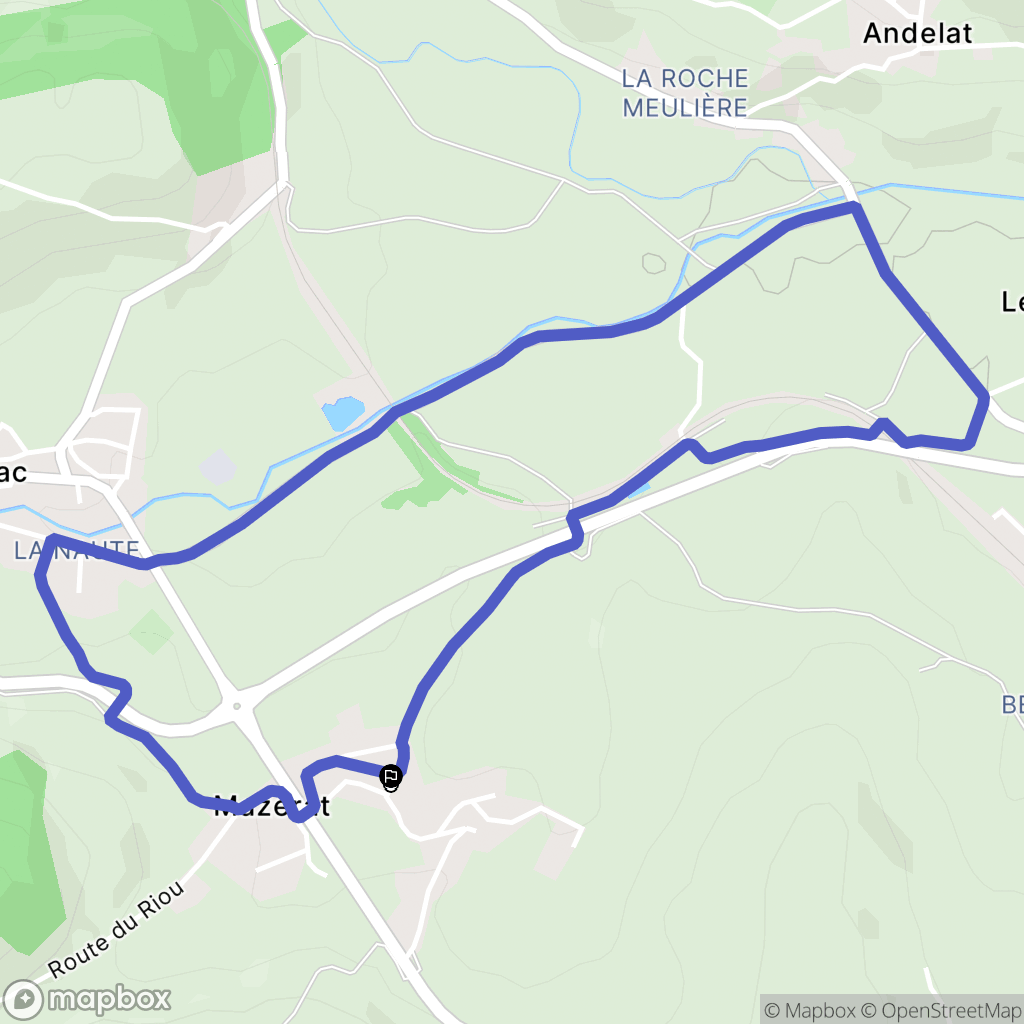 Roffiac: routekaart voor buitenactiviteiten - France