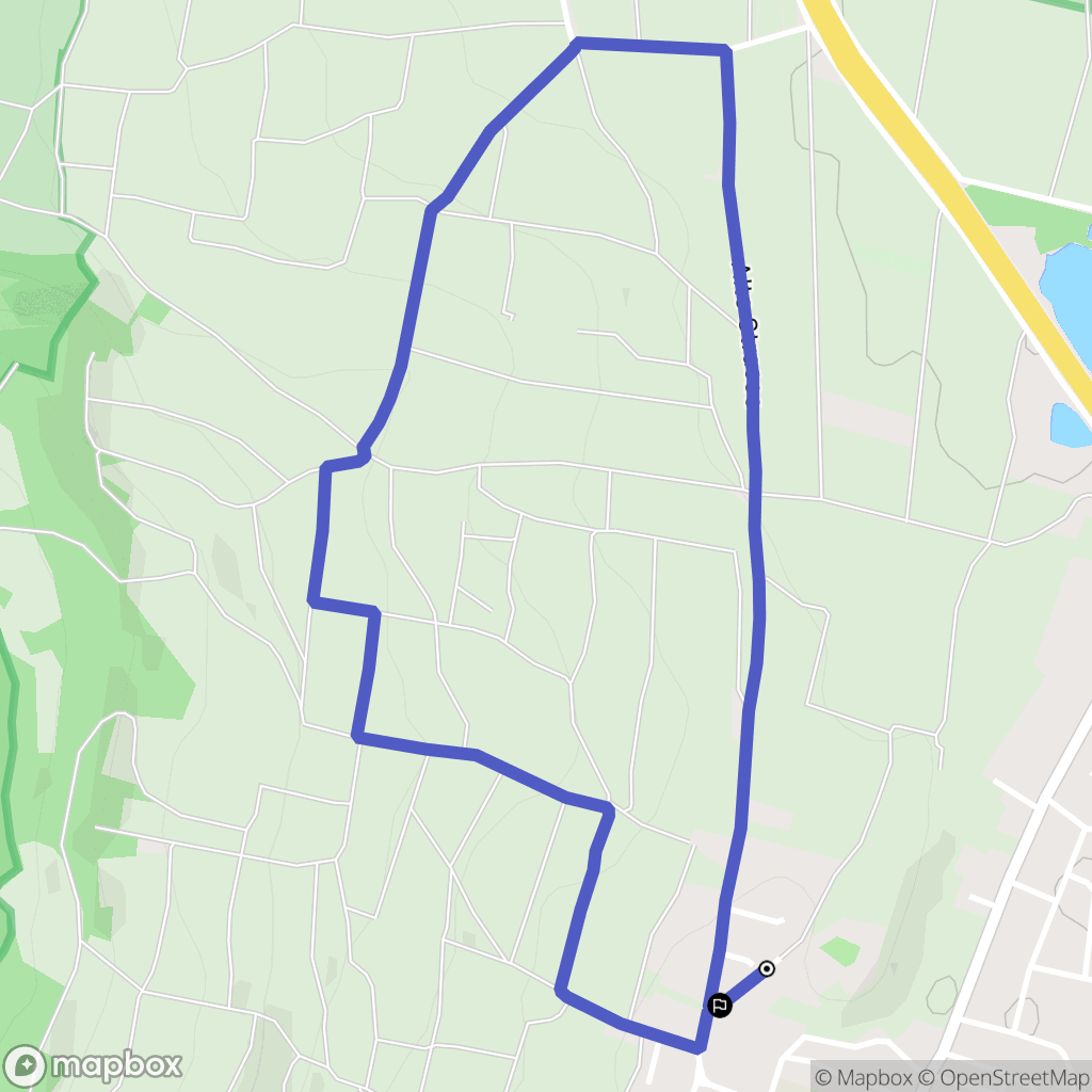 Rouffach : carte du parcours de randonnée - France